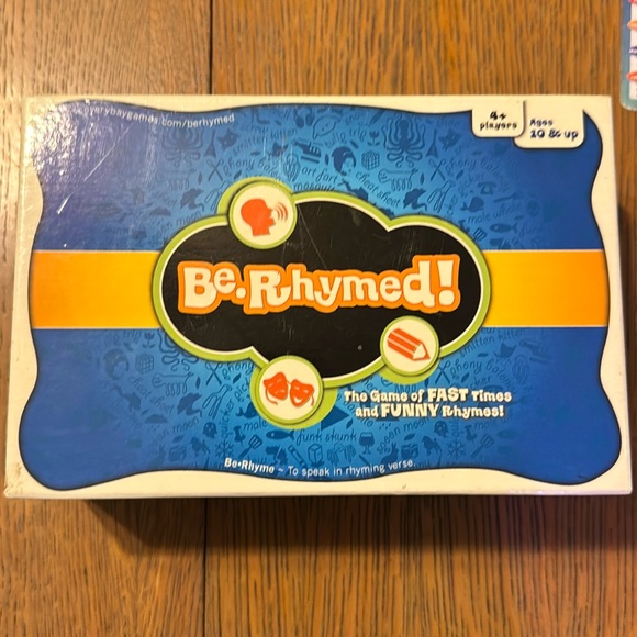 Discovery Bay Games Other - Be-Rhymed The Game Of Fast Times & Funny Rhymes